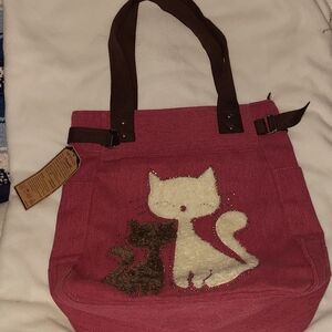 Kaukko Cat canvas bag